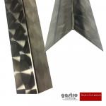 Edelstahl Kantenschutz Winkel D50 rundgeschliffen in 1,5 mm Stärke